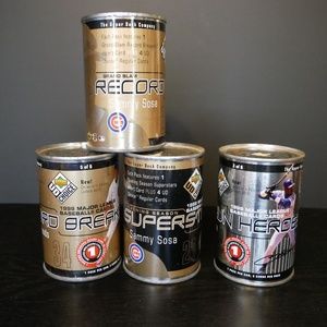 Sealed Can Baseball Cards - The Upper Deck Company 3 Sammy Sosa 1 Kerry Woods